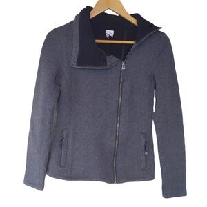 Bench Women's Grey Wool Blend Zip Sweater